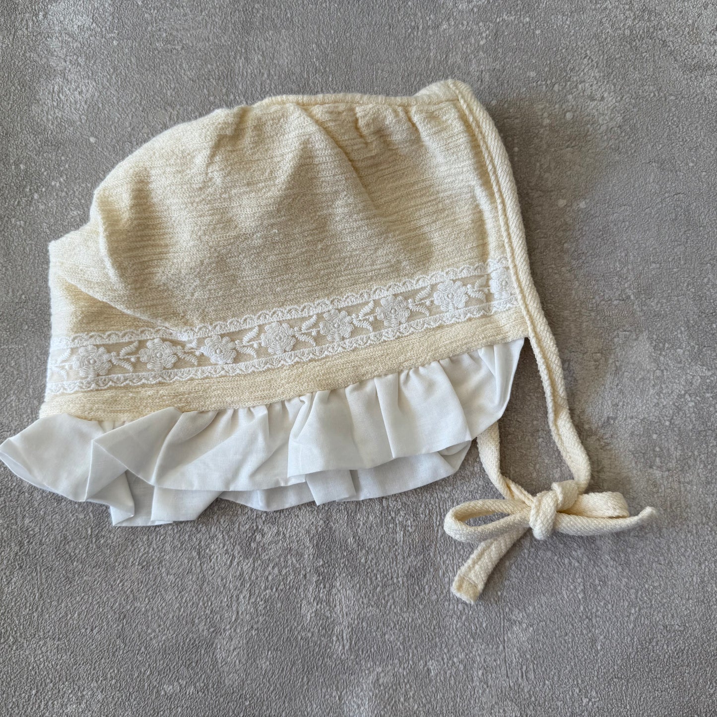 公主花邊護耳帽