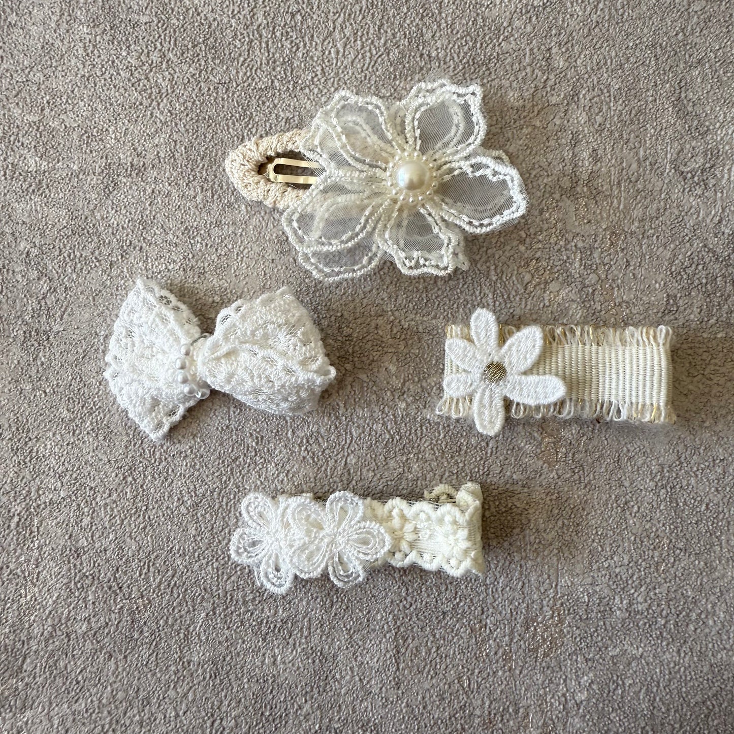 蕾絲髮夾 樣式4