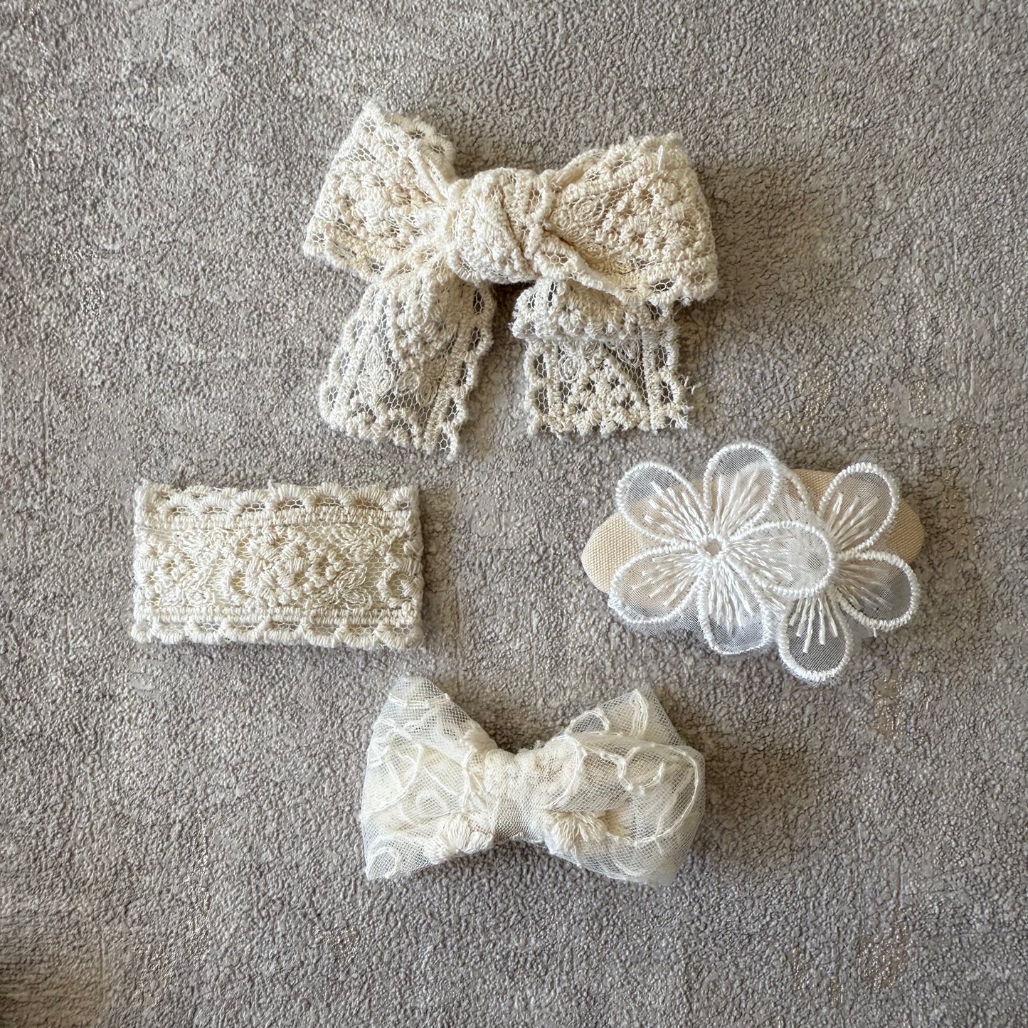 蕾絲髮夾 樣式3