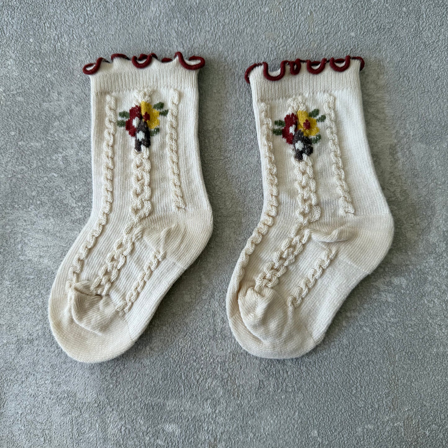 Sokken met bloemetjes