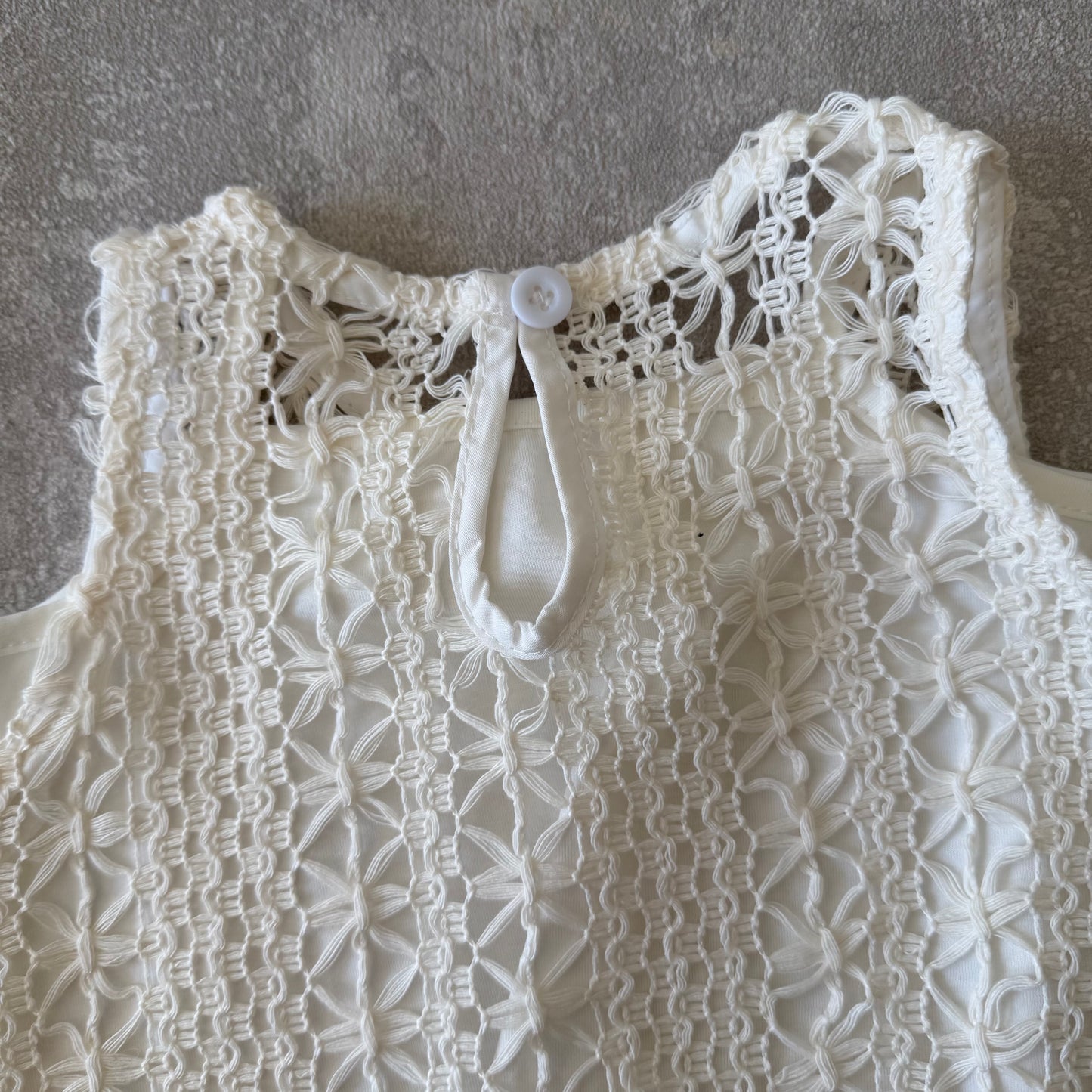 Vest met spijkerbroek