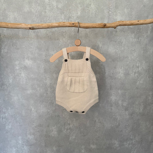 Gebreid rompertje abrikoos