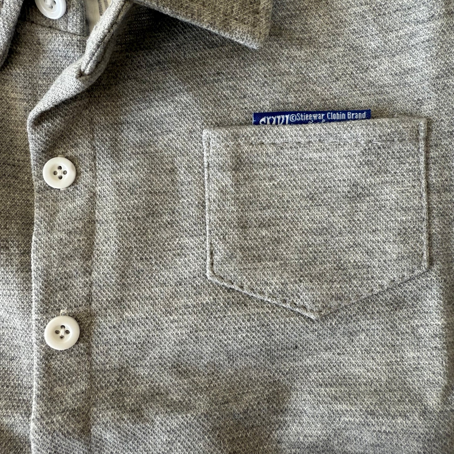 Shirt grijs en strepen