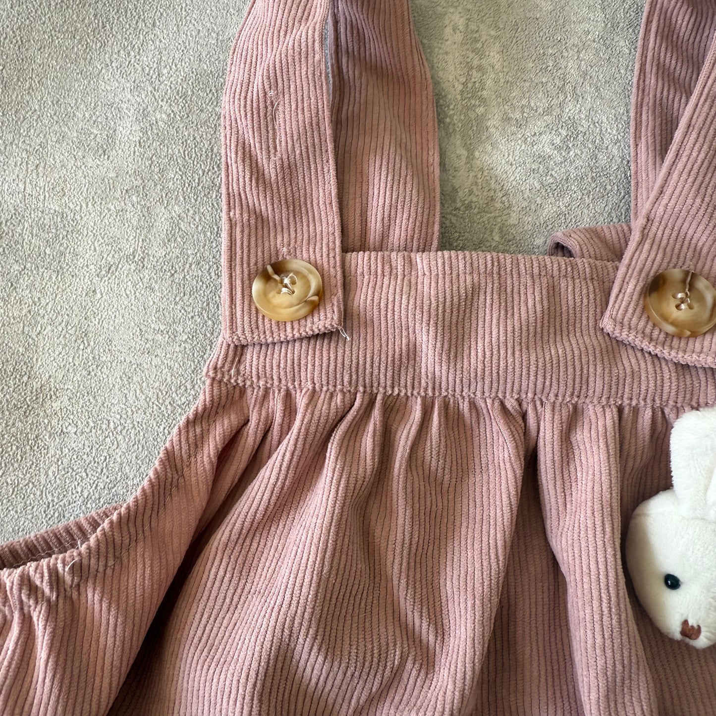 Roze jurk met konijntje