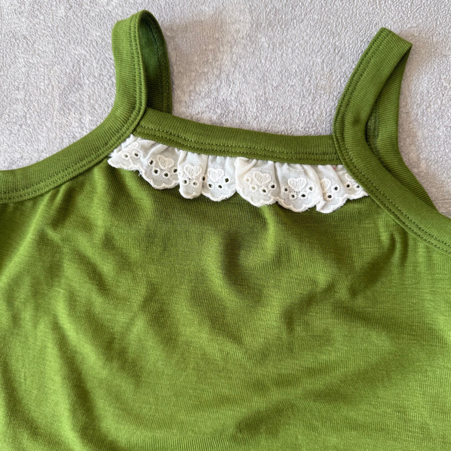 Setje met groene hartjes