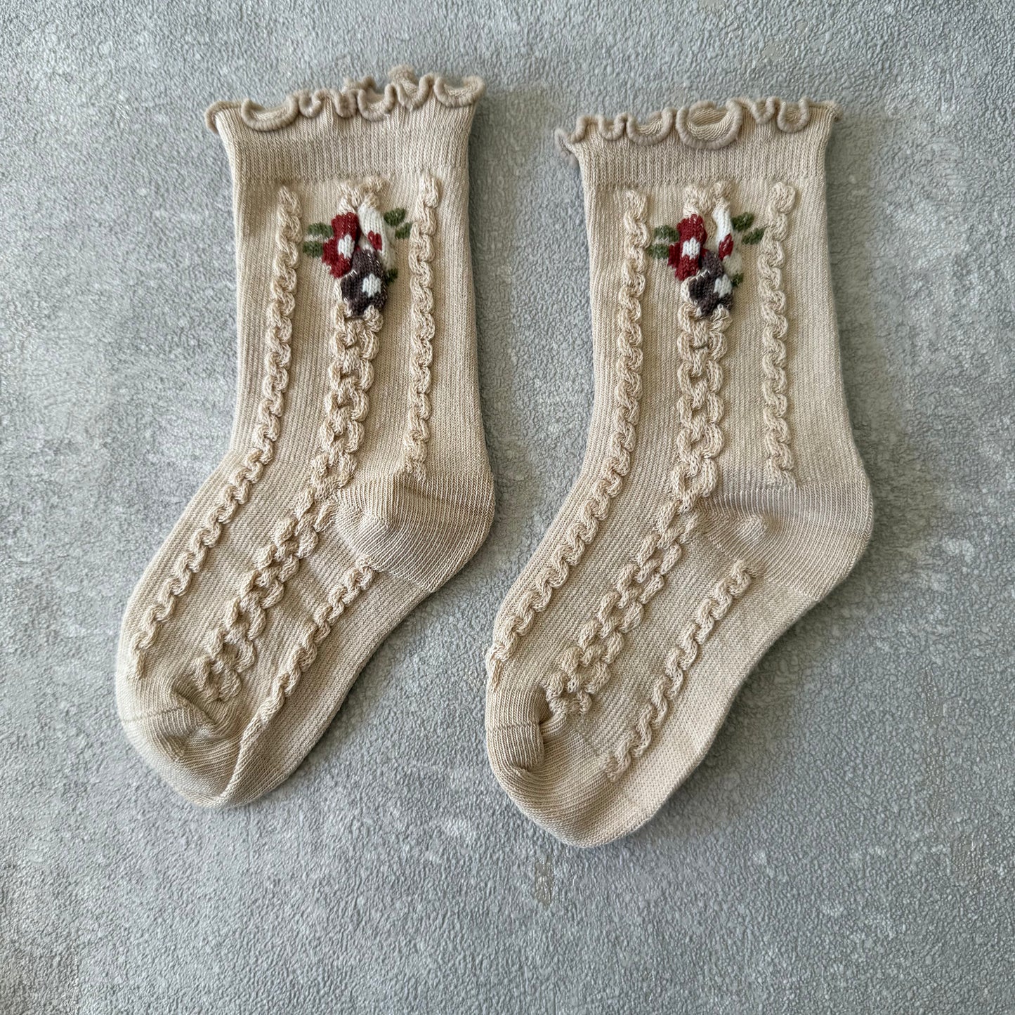 Sokken met bloemetjes