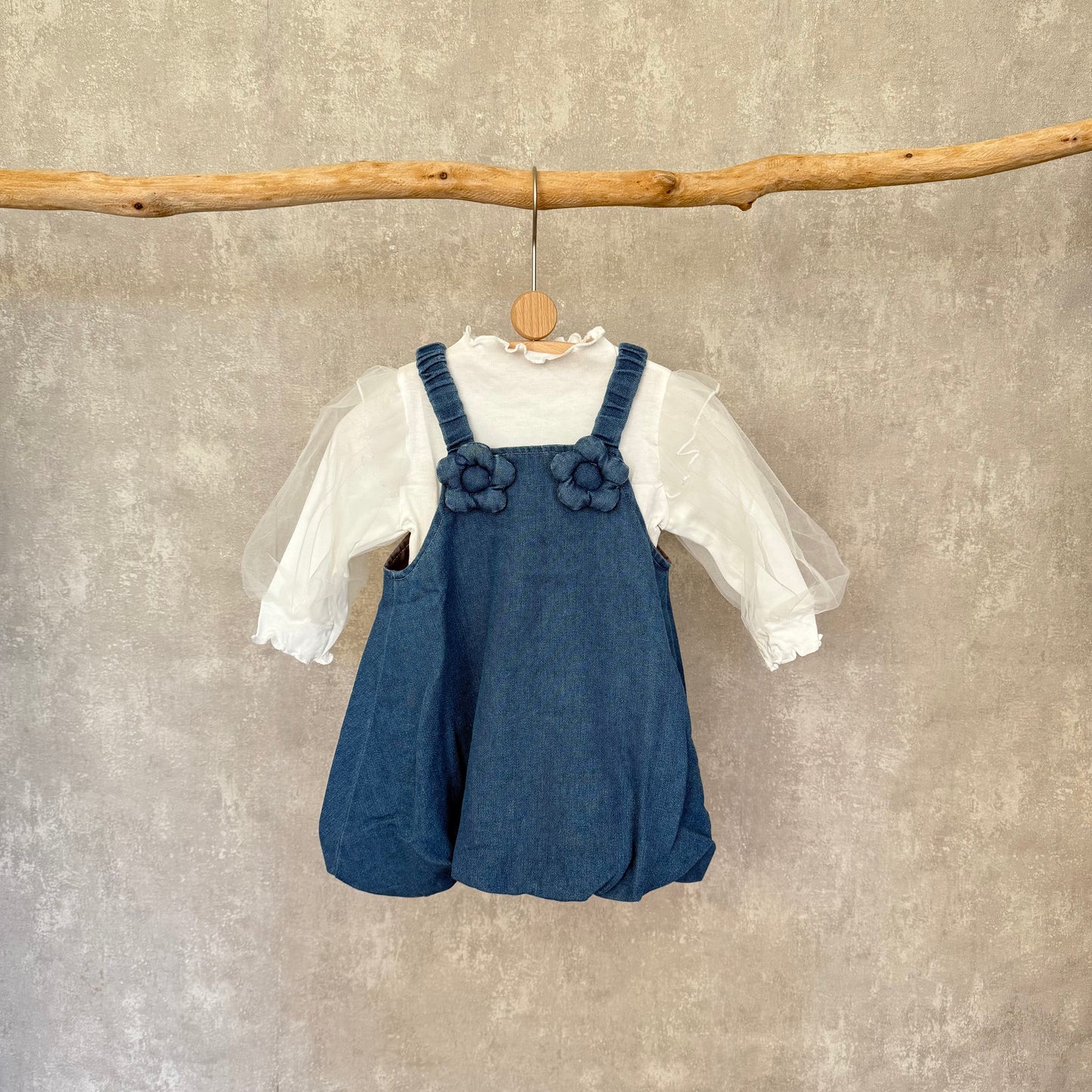 Spijker jurk met bloemen