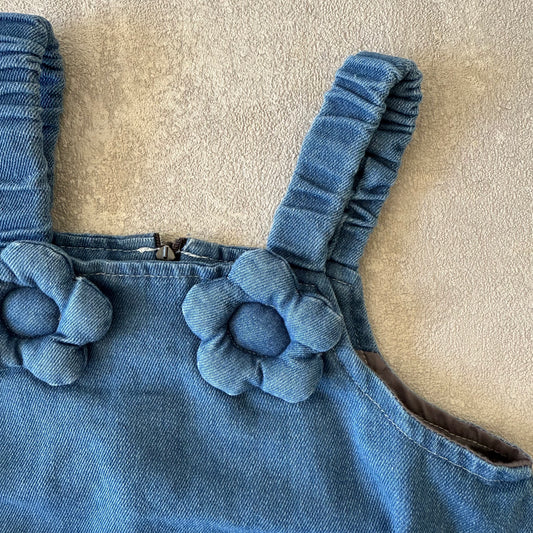 Spijker jurk met bloemen